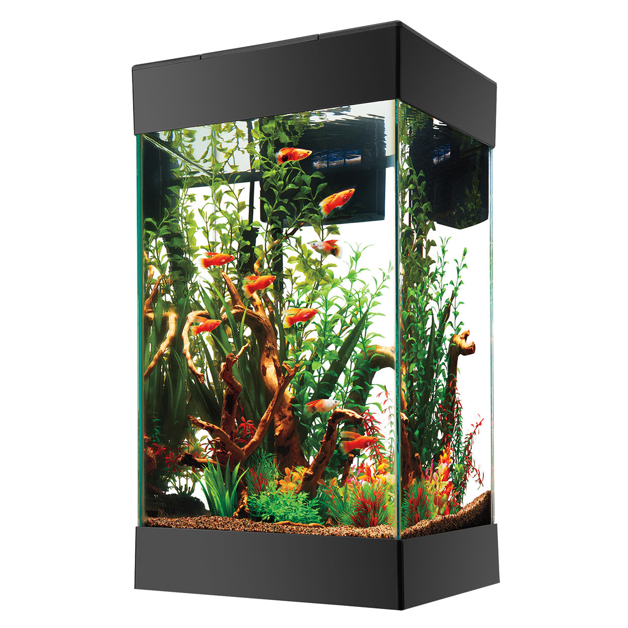 Aqueon LED 15 Column Aquarium Kit - NageoireBleue