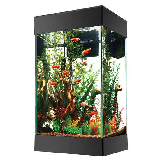 Aqueon LED 15 Column Aquarium Kit - NageoireBleue