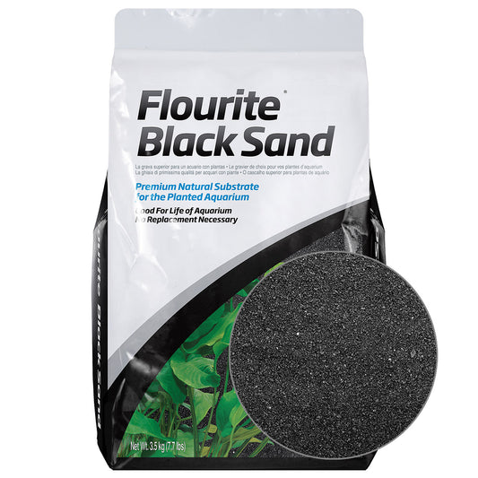 Sable noir flourite (pour plantes) - NageoireBleue