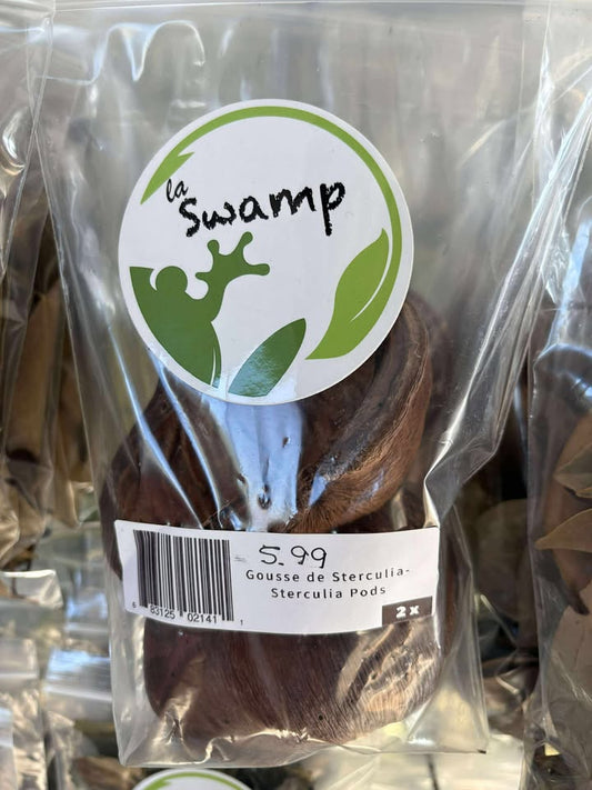 Gousse de stericulia (2 morceaux) - NageoireBleue