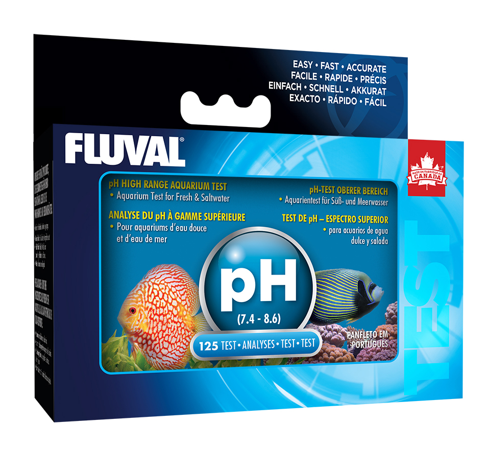 Trousse d'analyse du pH plage supérieure (7,4-8,6) Nutrafin - NageoireBleue