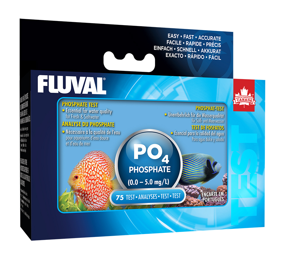 Trousse d'analyse du phosphate (0,0-5,0 mng/L) Fluval - NageoireBleue