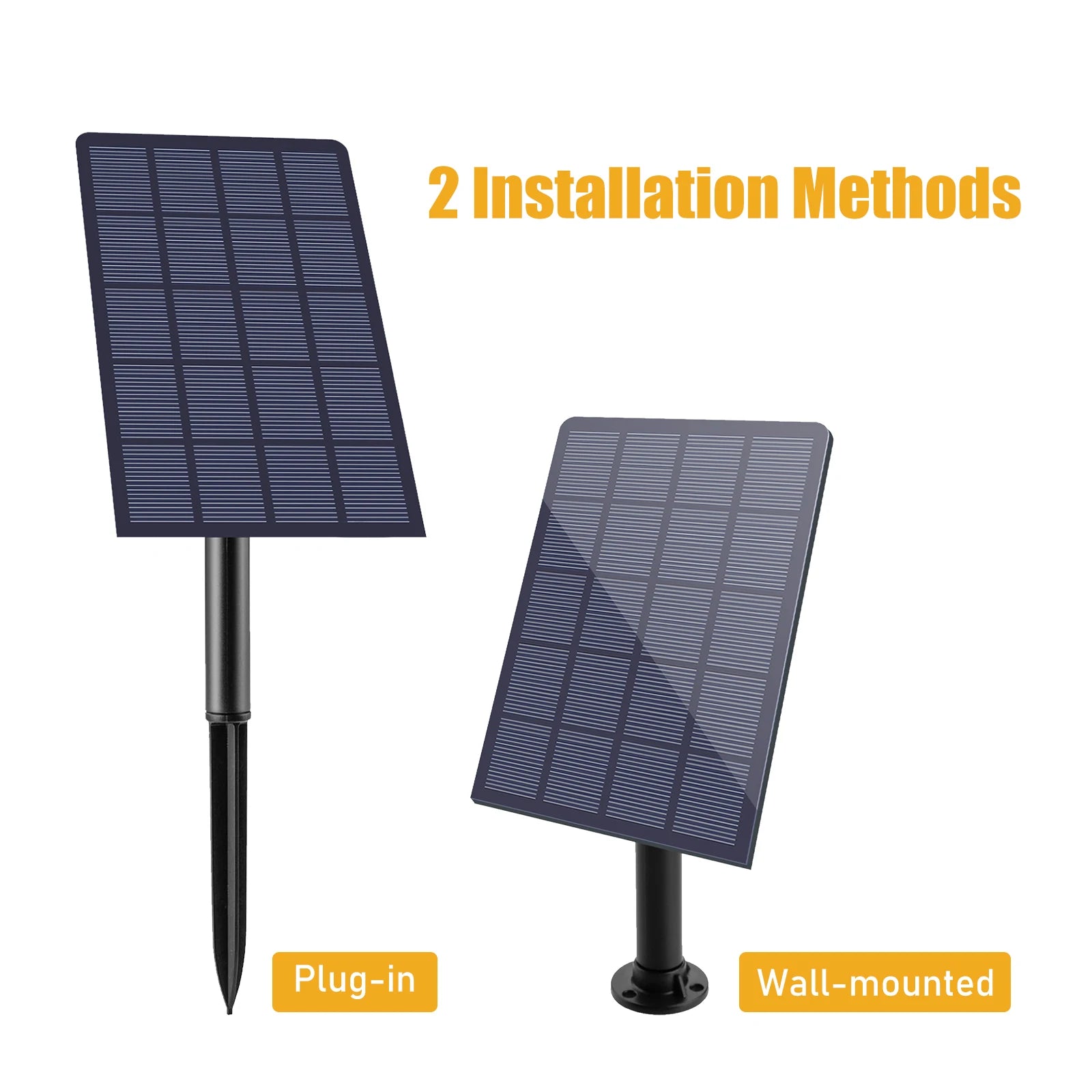 2.5W Solar Fountain Pump 4 Nozzles DIY Submersible Water Pump Wall-Mounted Fountain Pump for Fish Tank Garden Pool Aquarium