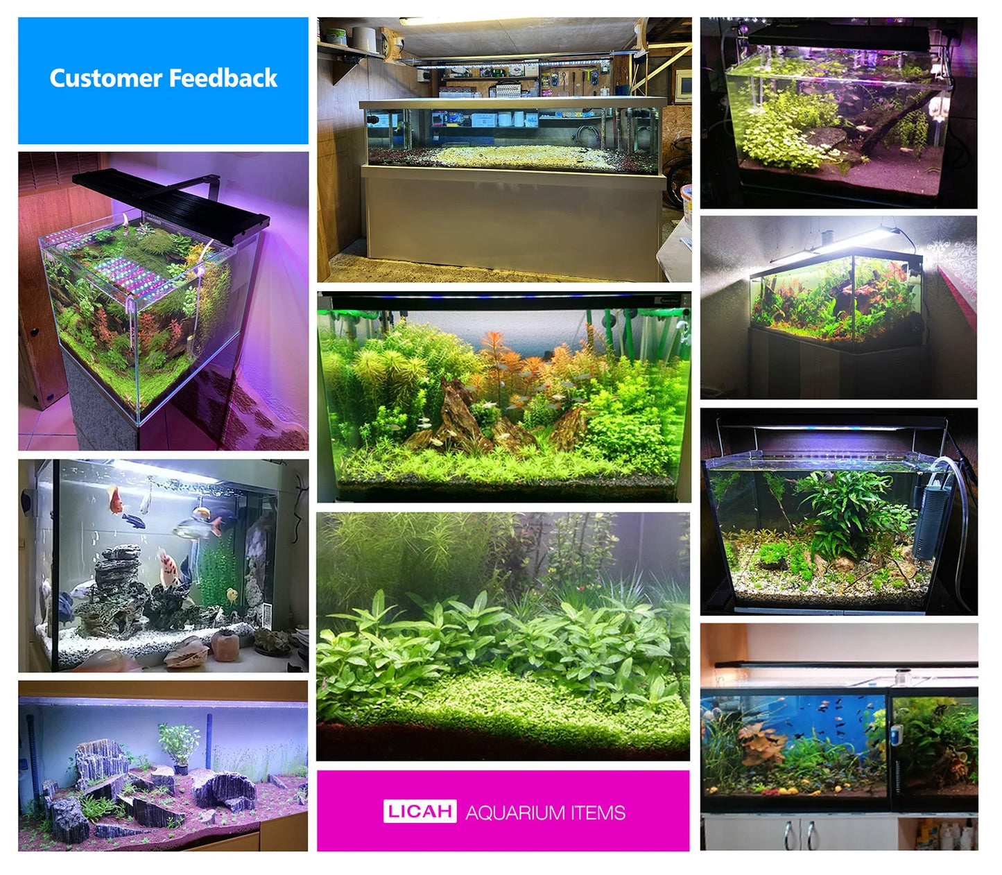 WRGB Light for Aquatic Plants / Fresh Water / 40~105Cm