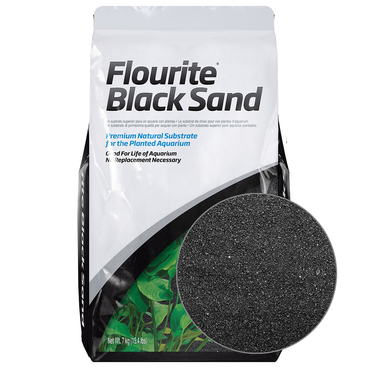 Sable noir flourite (pour plantes) - NageoireBleue
