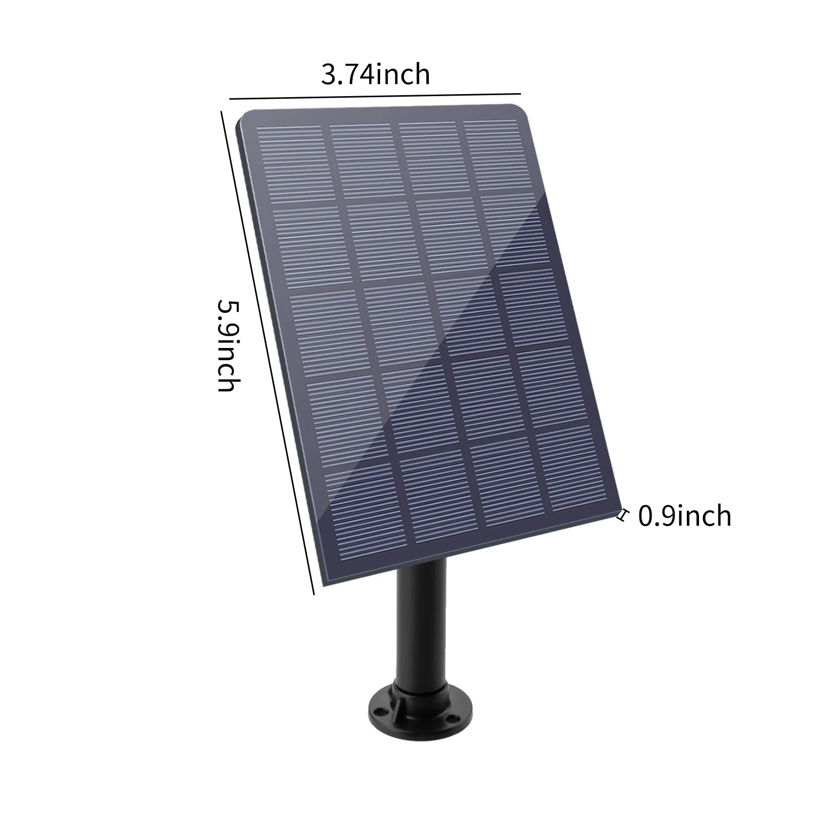2.5W Solar Fountain Pump 4 Nozzles DIY Submersible Water Pump Wall-Mounted Fountain Pump for Fish Tank Garden Pool Aquarium
