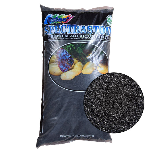 Sable d’aquarium haut de gamme Stoney River - Noir - 25 lb