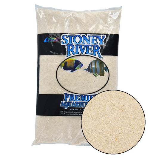 Estes Sable d’aquarium haut de gamme Stoney River - Beige - 5 lb